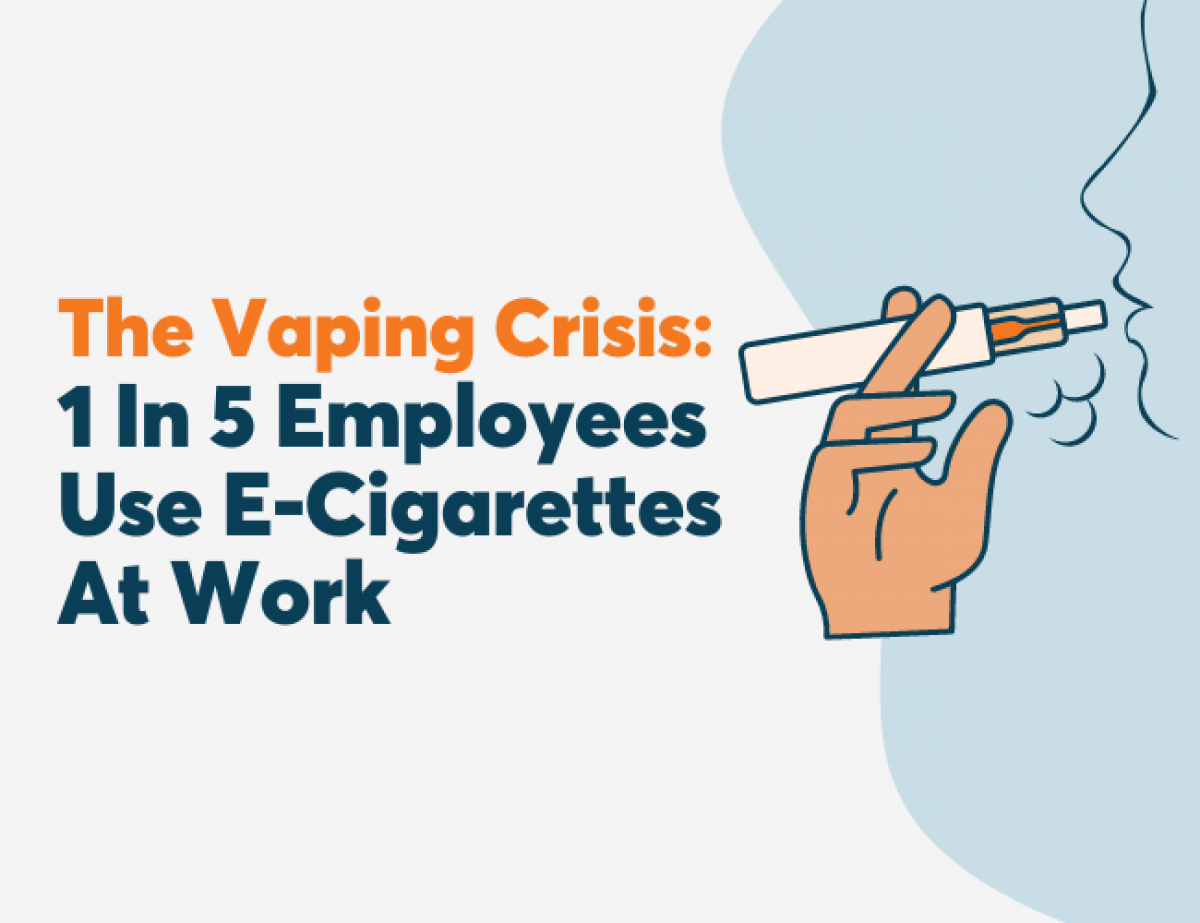 The Vaping Crisis 1 In 5 Employees Use E Cigarettes At Work