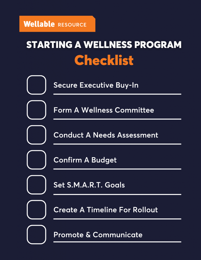 How To Start A Wellness Program At Work | Wellable